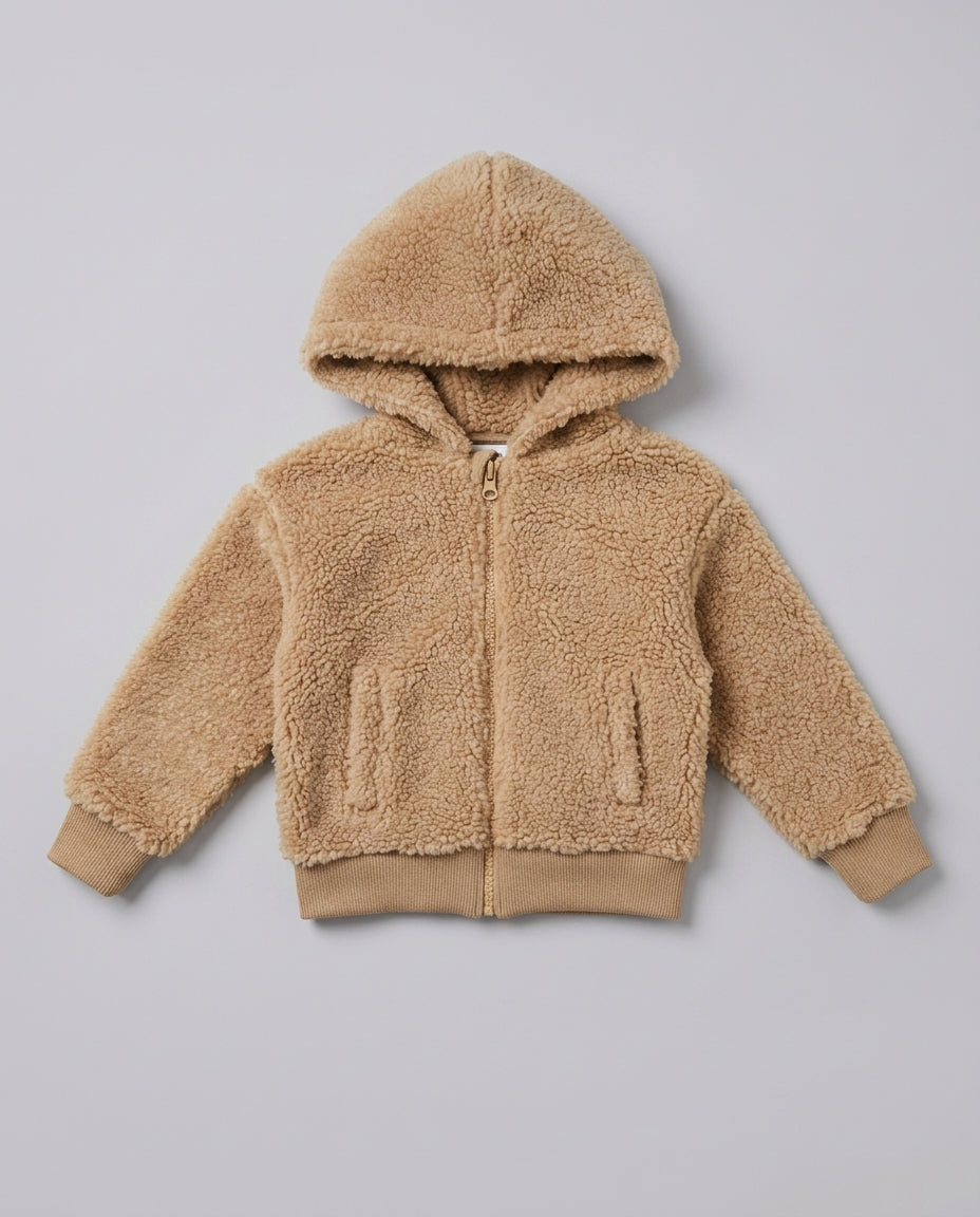 Dsquared2 Junior Giacca Teddy ICON Beige