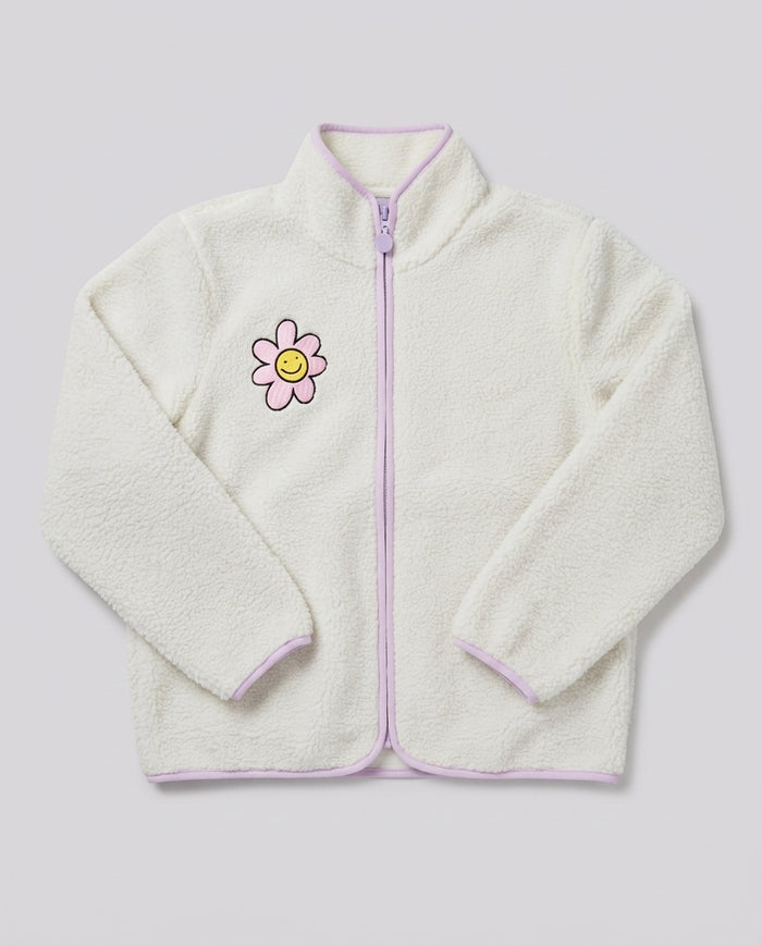 Stella McCartney Kids Giubbino Teddy Avorio TX2A07