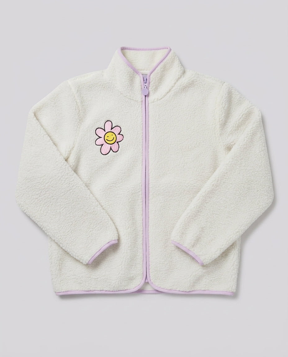 Stella McCartney Kids Giubbino Teddy Avorio TX2A07