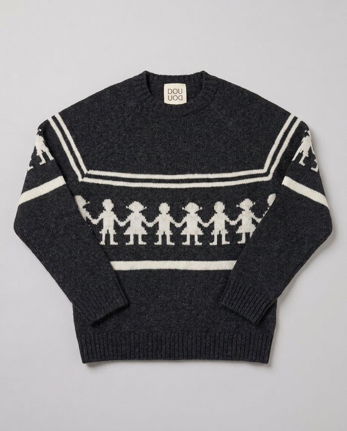 Douuod Kids Maglia Carbone Avorio DX9P10