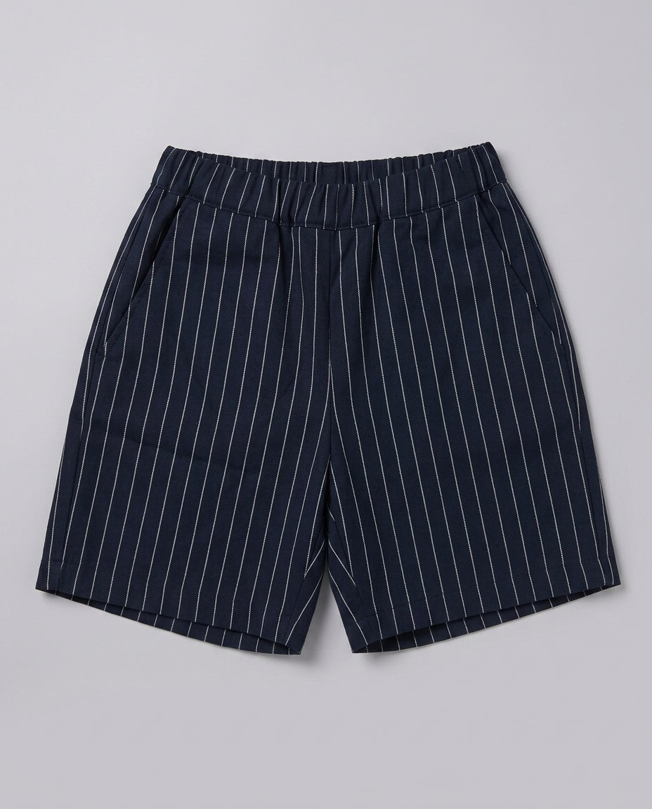 Douuod Kids Bermuda Gessato Blu Avorio DV6P19 | Junior 12-14 Anni