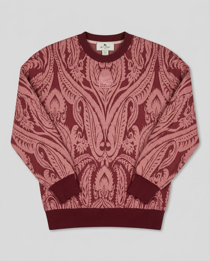 Etro Kids Felpa Paisley Marrone GX4P00 | Bambino 10 Anni