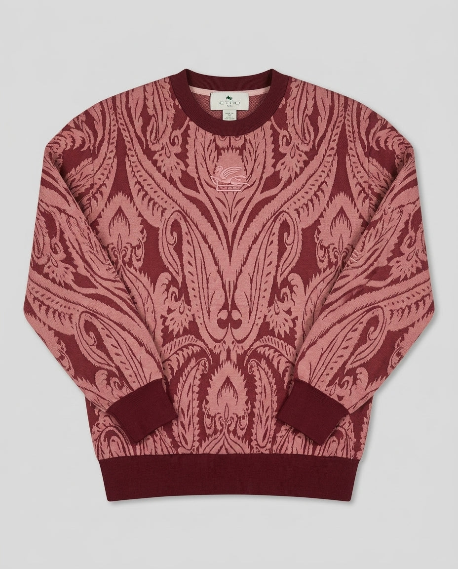 Etro Kids Felpa Paisley Marrone GX4P00 | Junior 12-14 Anni