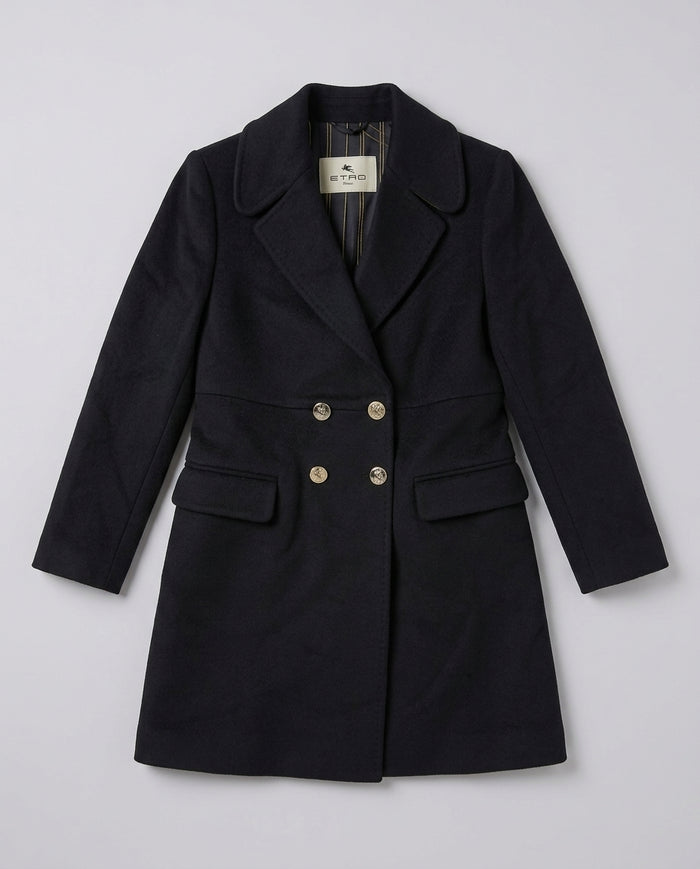 Etro Kids Cappotto Blu GV2A00