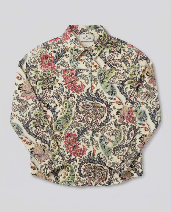 Etro Kids Giubbino Paisley Antico Multicolor GV2A17