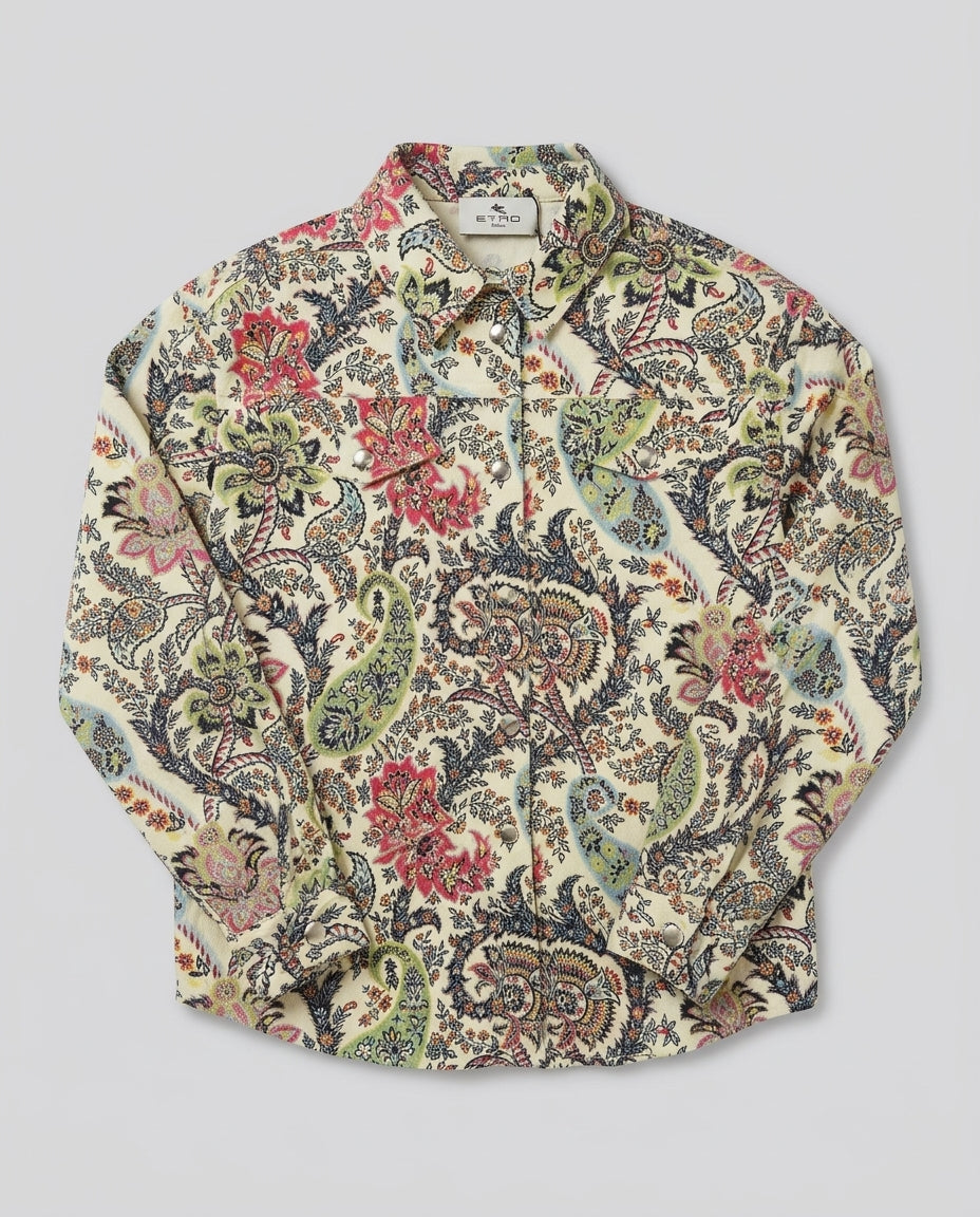 Etro Kids Giubbino Paisley Antico Multicolor GV2A17