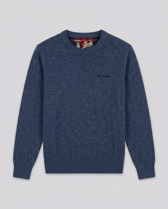 Maglione Saint Barth Kids Denim – fronte