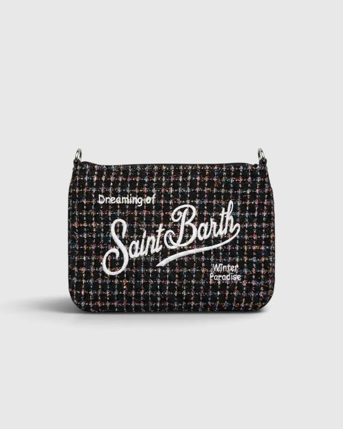 Borsa MC2 Saint Barth Parisienne Mini in Tweed Lucido | Donna e Bambina Mc2 Saint Barth