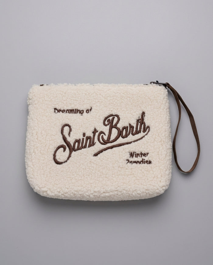 Pochette Saint Barth Kids Aline in teddy – fronte