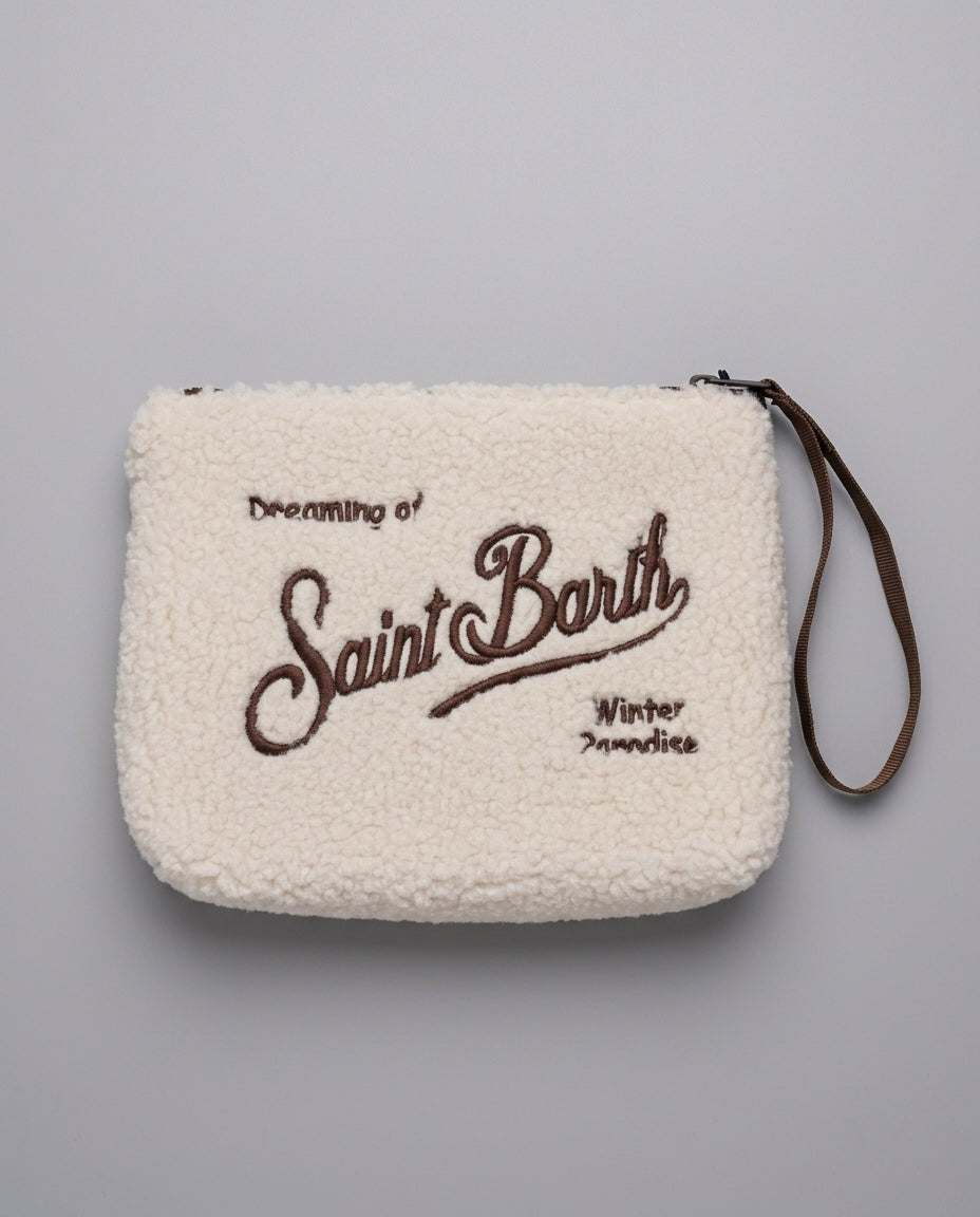 Pochette Saint Barth Kids Aline in teddy – fronte