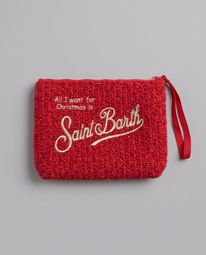 Pochette Saint Barth Kids Aline natalizia – fronte