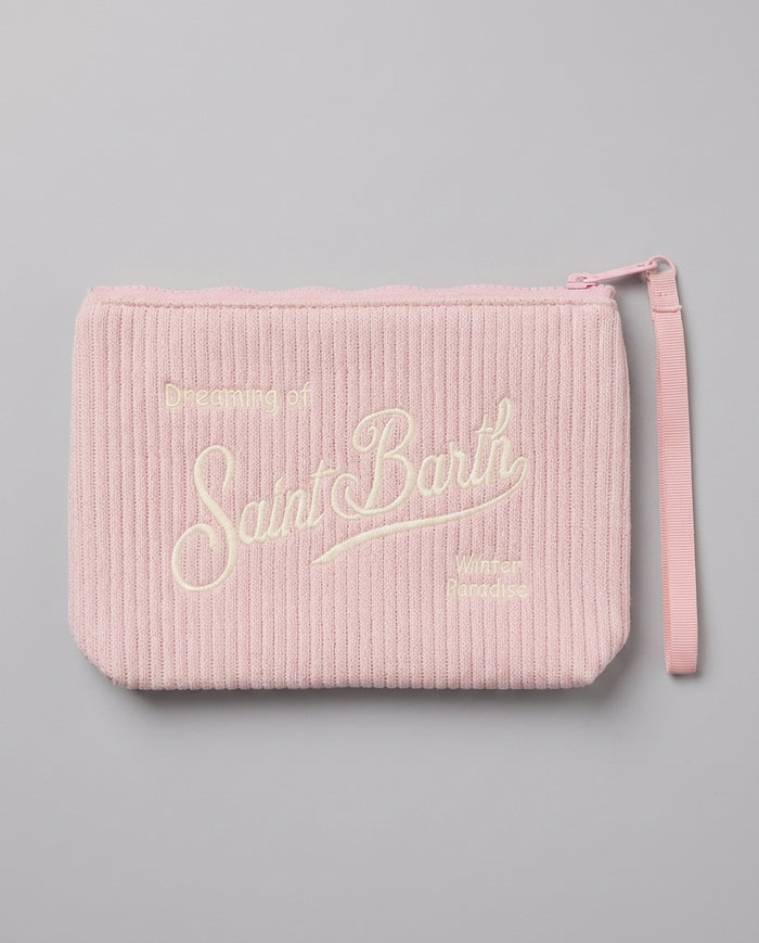 Pochette Saint Barth Kids Aline in maglia – fronte