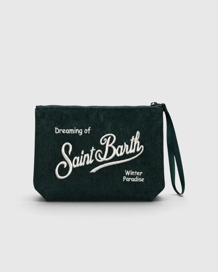 Pochette MC2 Saint Barth Aline in Velluto a Coste | Donna e Bambina Mc2 Saint Barth