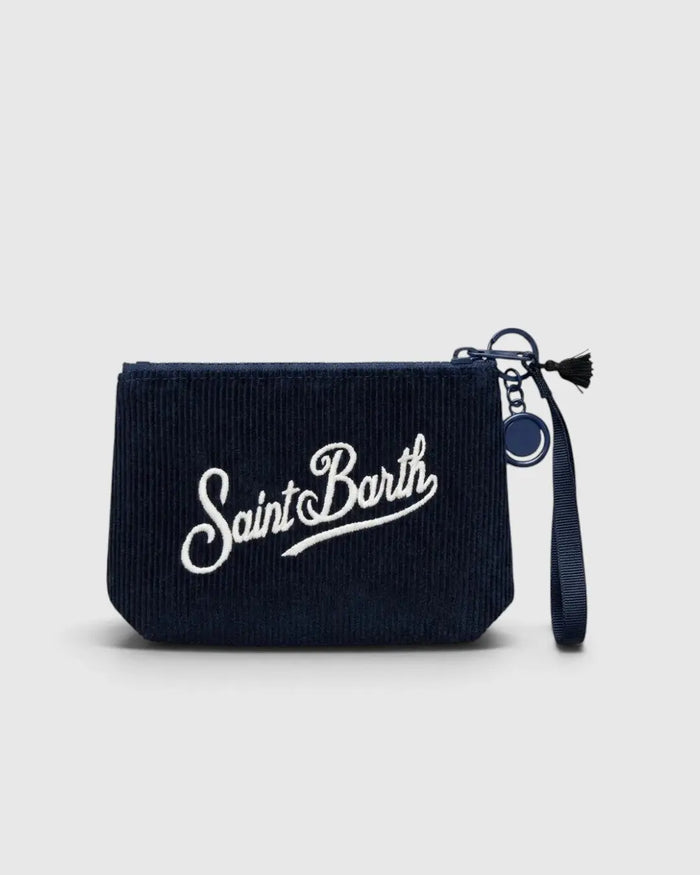 Pochette Mini MC2 Saint Barth Aline in Velluto a Coste | Donna e Bambina Mc2 Saint Barth