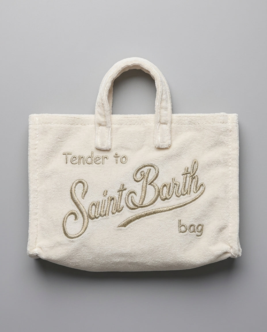 Porta Telefono Saint Barth Kids Phone Bag in velluto – fronte