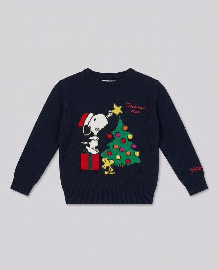 Maglione Natalizio Saint Barth Kids Peanuts – fronte