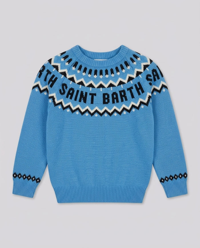 Maglione Saint Barth Kids Fair Isle – fronte