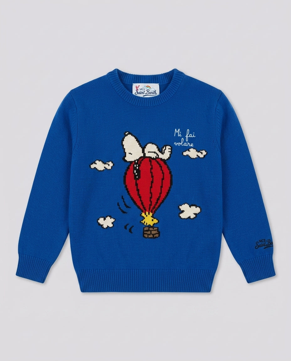 Maglione Saint Barth Kids Peanuts Nuvole – fronte