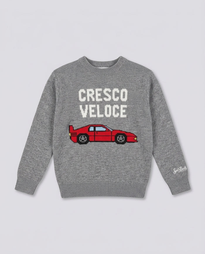 Maglione Saint Barth Kids Cresco Veloce – fronte