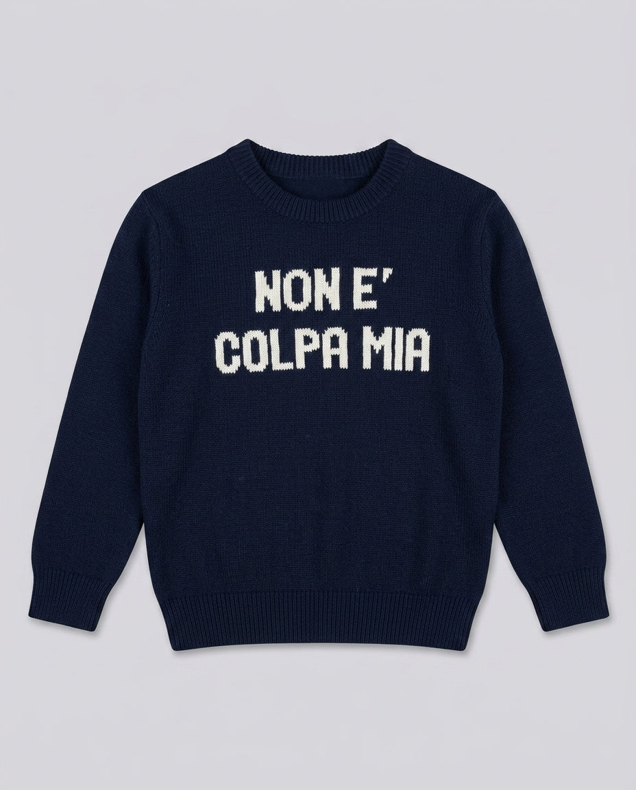 Maglione Saint Barth Kids Non è Colpa Mia – fronte