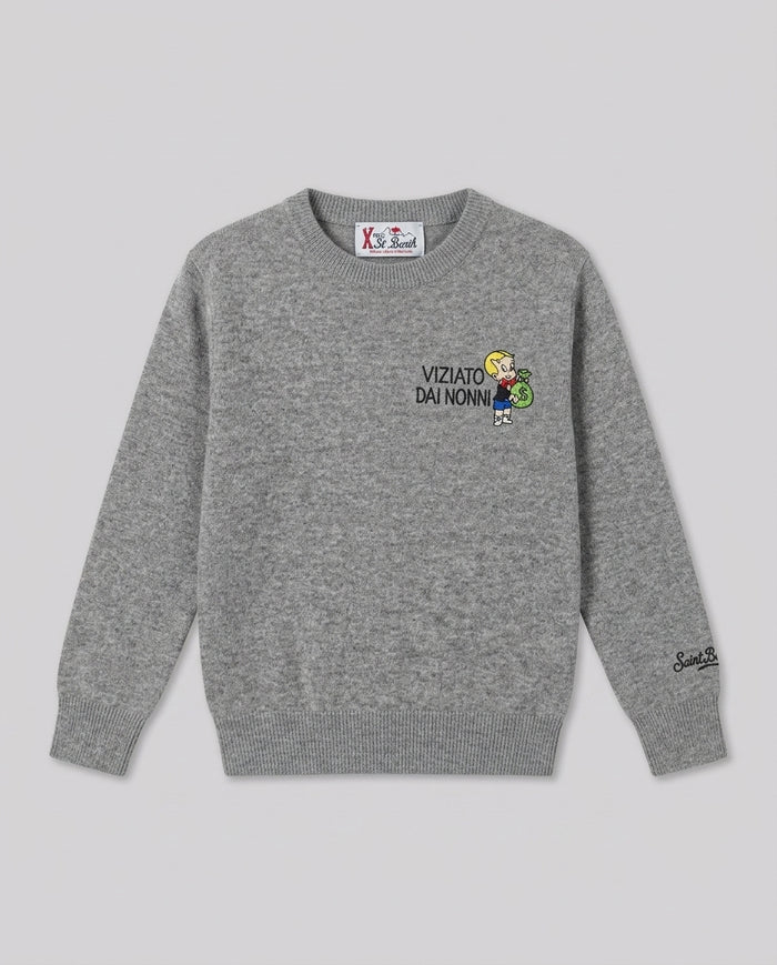 Maglione Saint Barth Kids Richie Rich Viziato dai Nonni – fronte