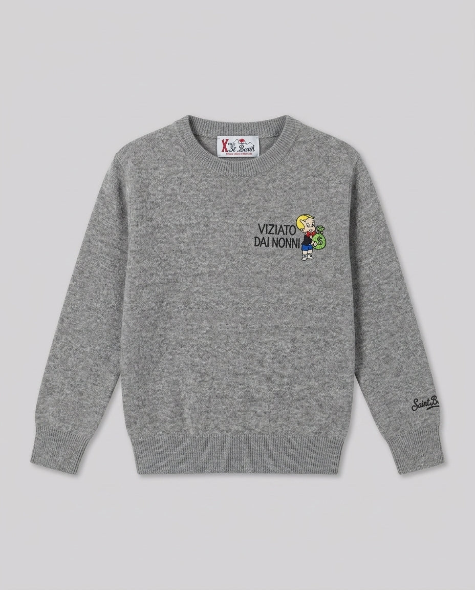 Maglione Saint Barth Kids Richie Rich Viziato dai Nonni – fronte