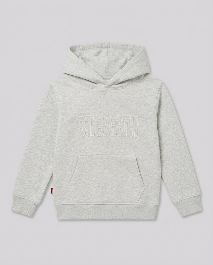 Felpa con Cappuccio Saint Barth Kids Logo – fronte