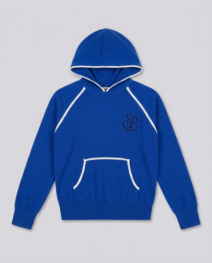 Maglione Saint Barth Kids Legacy in Cotone e Lana a Contrasto – fronte
