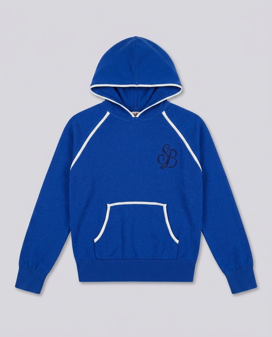 Maglione Saint Barth Kids Legacy in Cotone e Lana a Contrasto – fronte