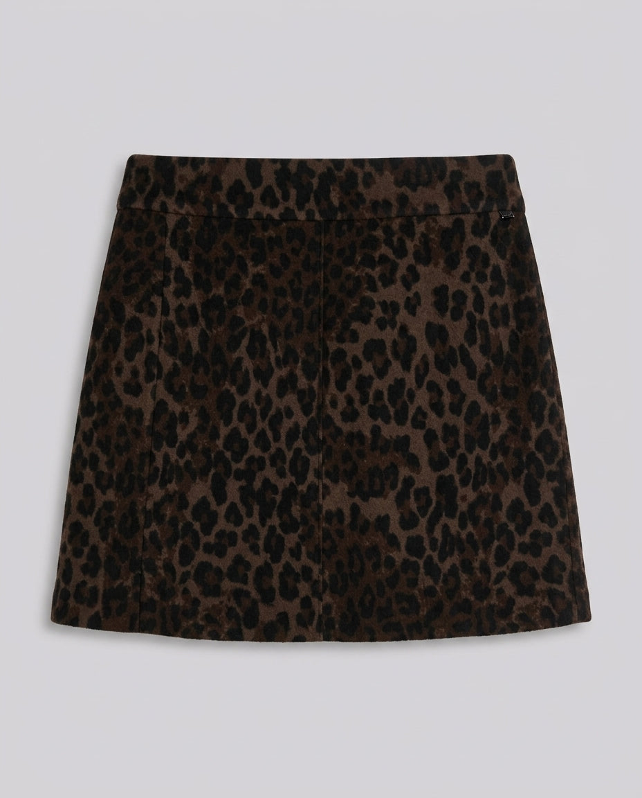 Gonna Saint Barth Kids Leopardata – fronte