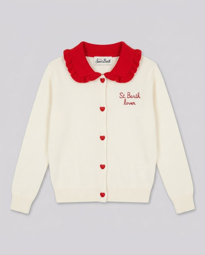 Maglione Saint Barth Kids a Cuori – fronte