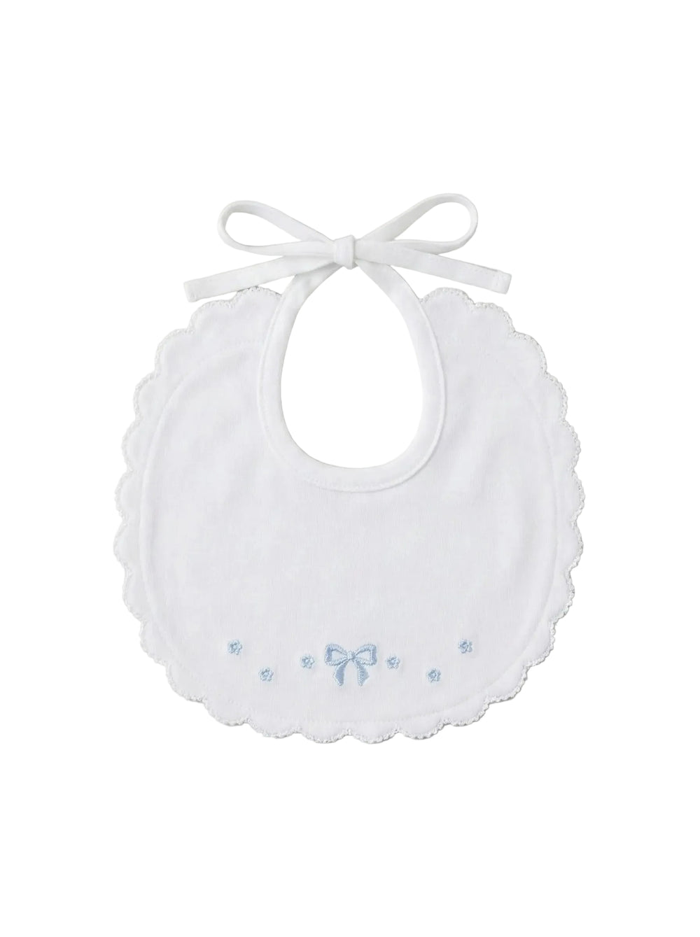 BAVETTA PIQUET TONDA DA NEONATO LALALU' Lalalu