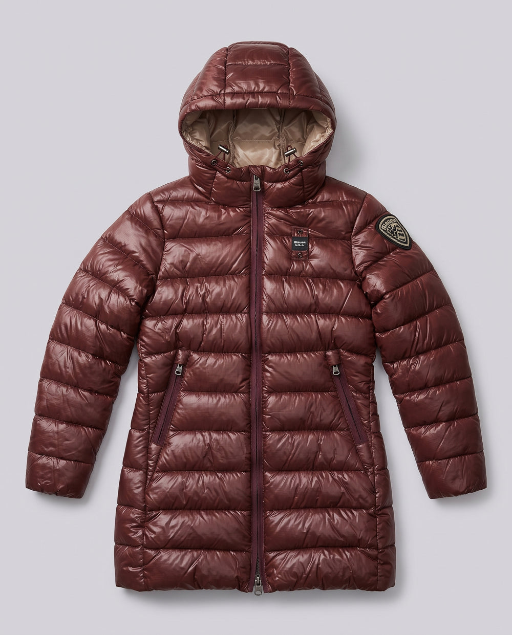 Cappotto Blauer Kids bordeaux da bambina 8 anni – fronte