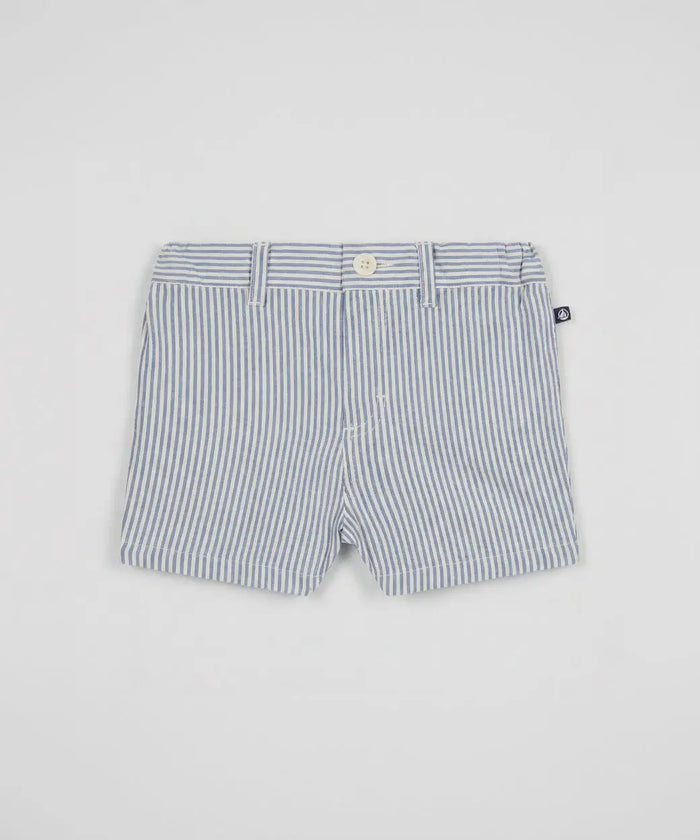 SHORTS BEBÈ IN SEERSUCKER PETIT BATEAU Petit Bateau