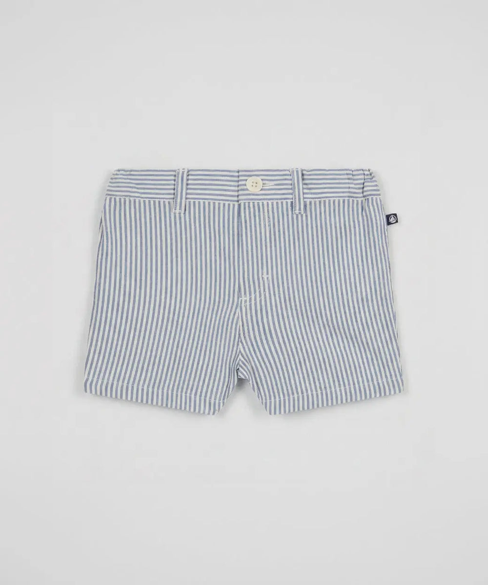 SHORTS BEBÈ IN SEERSUCKER PETIT BATEAU Petit Bateau
