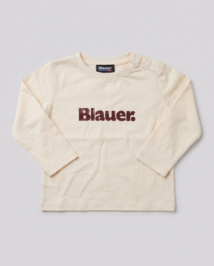 Felpa Blauer Kids Panna con Cappuccio da neonato 12 mesi – fronte
