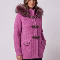 Giacchetto Bark Fucsia con Pelliccia | Uomo Donna