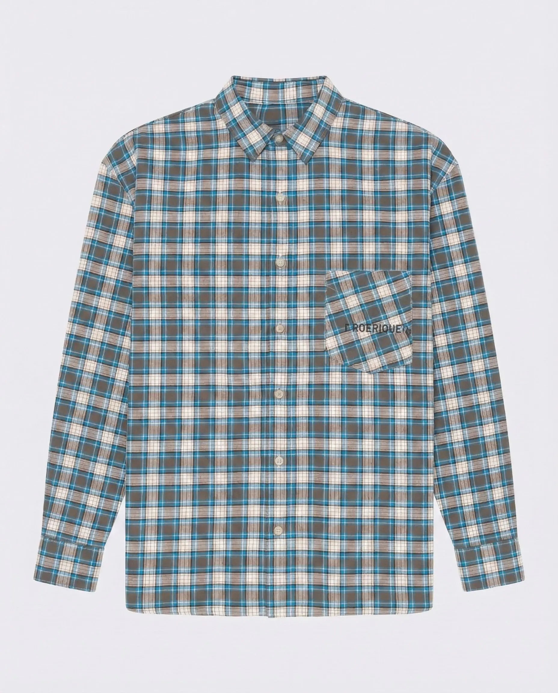 Camicia Uomo Diego Rodriguez | Modello Oversize | Fantasia Quadri Diego Rodriguez