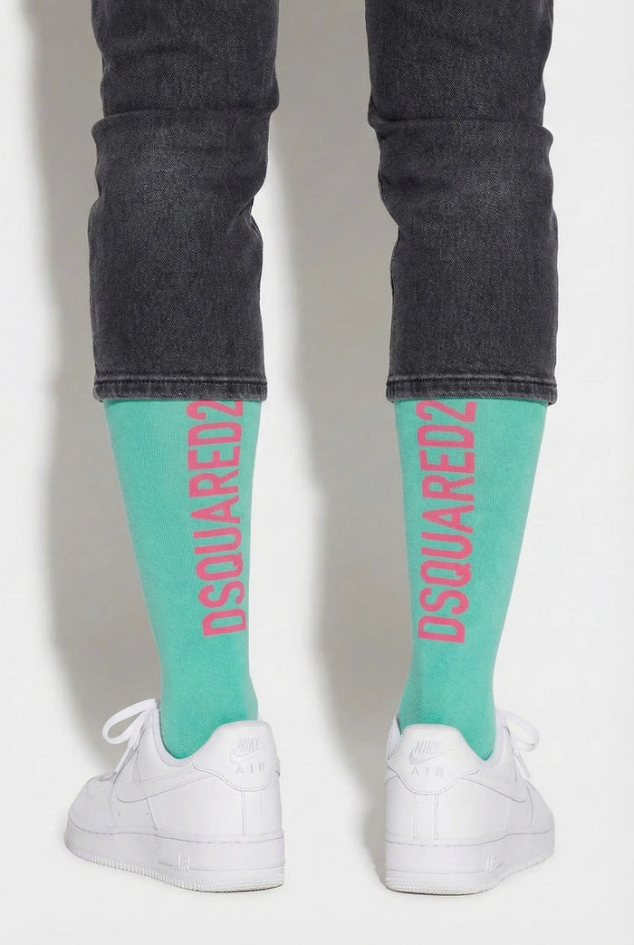 Calzini Dsquared2 | Celeste | Accessori Unisex Dsquared2