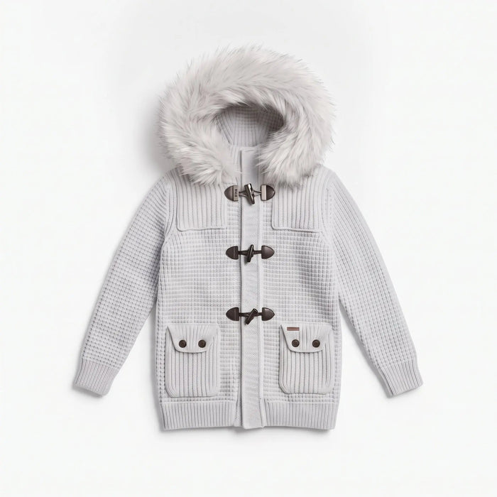 Giacchetto Bark Grigio con Pelliccia | Uomo Donna