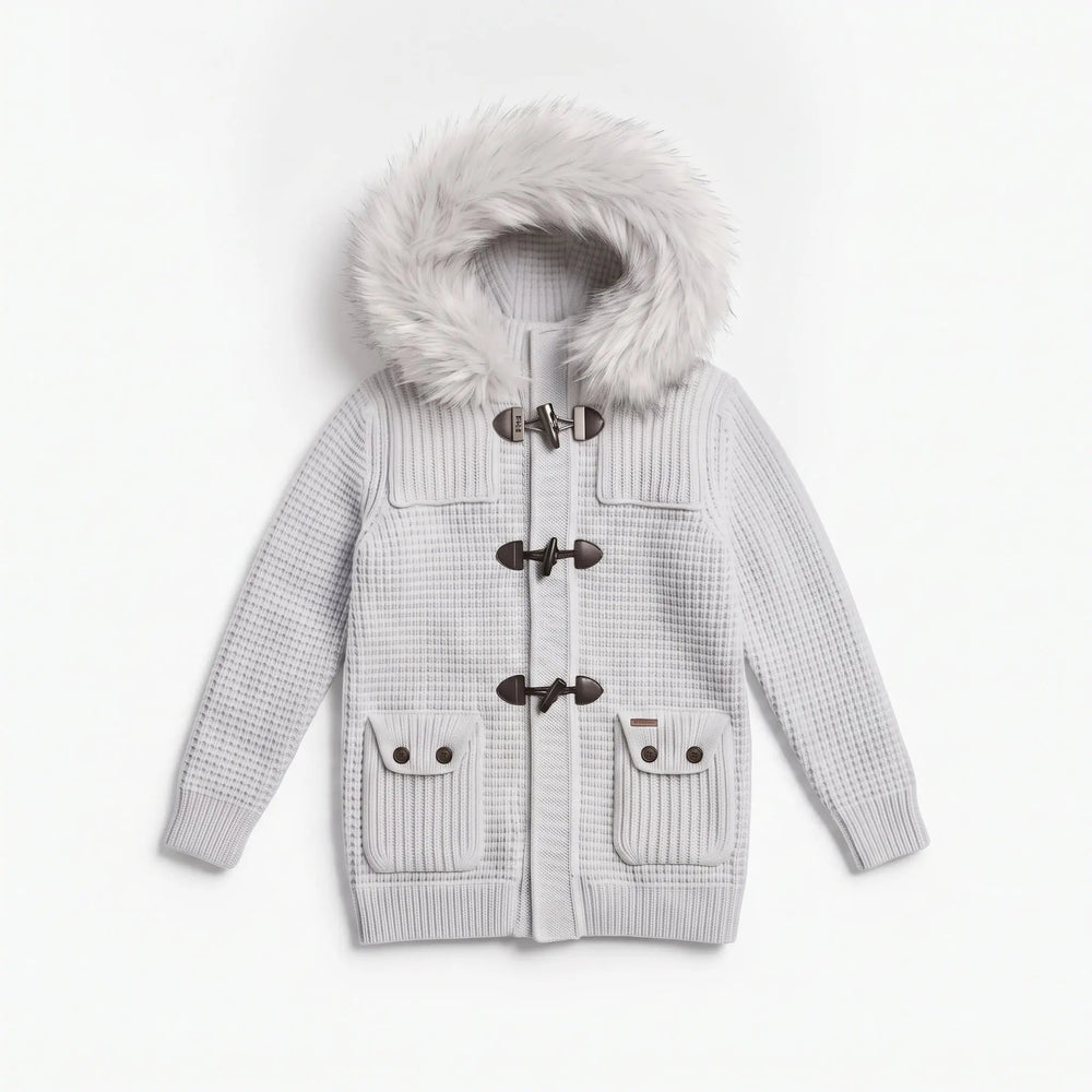 Giacchetto Bark Grigio con Pelliccia | Uomo Donna