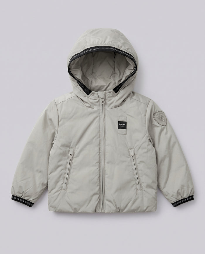 Giacca Blauer Kids Grigio Perla da neonato 12 mesi – fronte
