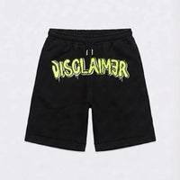 Pantaloncini Disclaimer Uomo | Logo | Nero Disclaimer