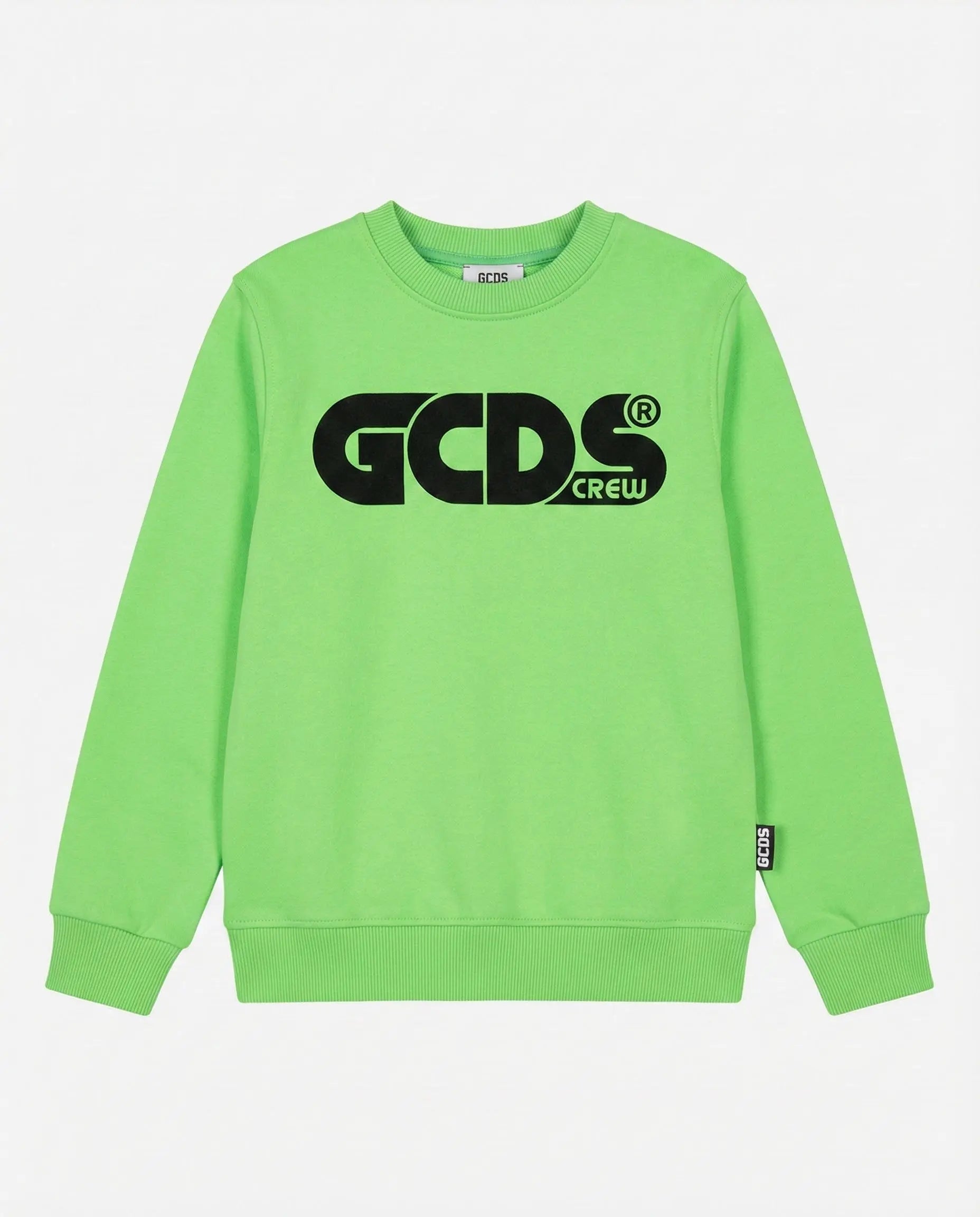 FELPA GCDS CREW FLUO VERDE GCDS