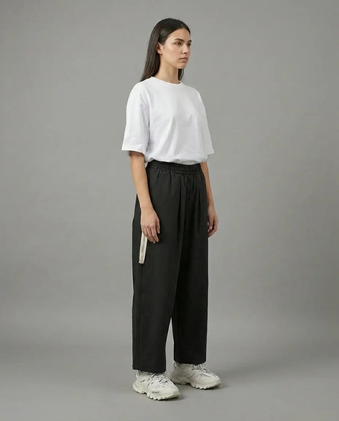 Pantalone Nero Ampio Donna | Mar de Margaritas Hype Outlet