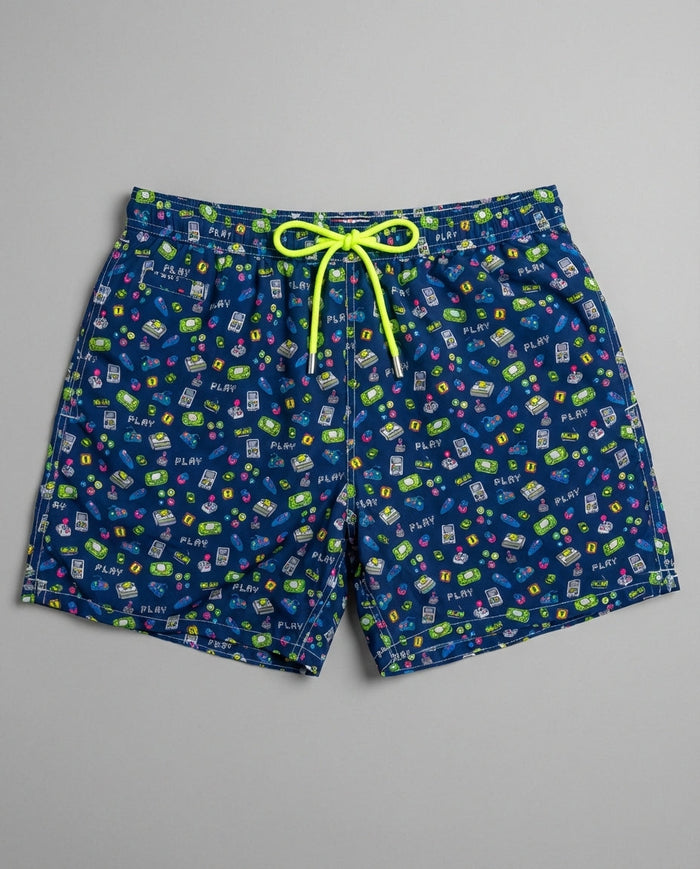 Costume Blu Uomo Mc2 Saint Barth | Stampa Gaming Mc2 Saint Barth