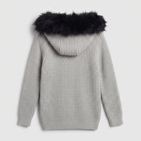 Bark Grigio con Pelliccia | Giubbotto Unisex | Uomo Donna