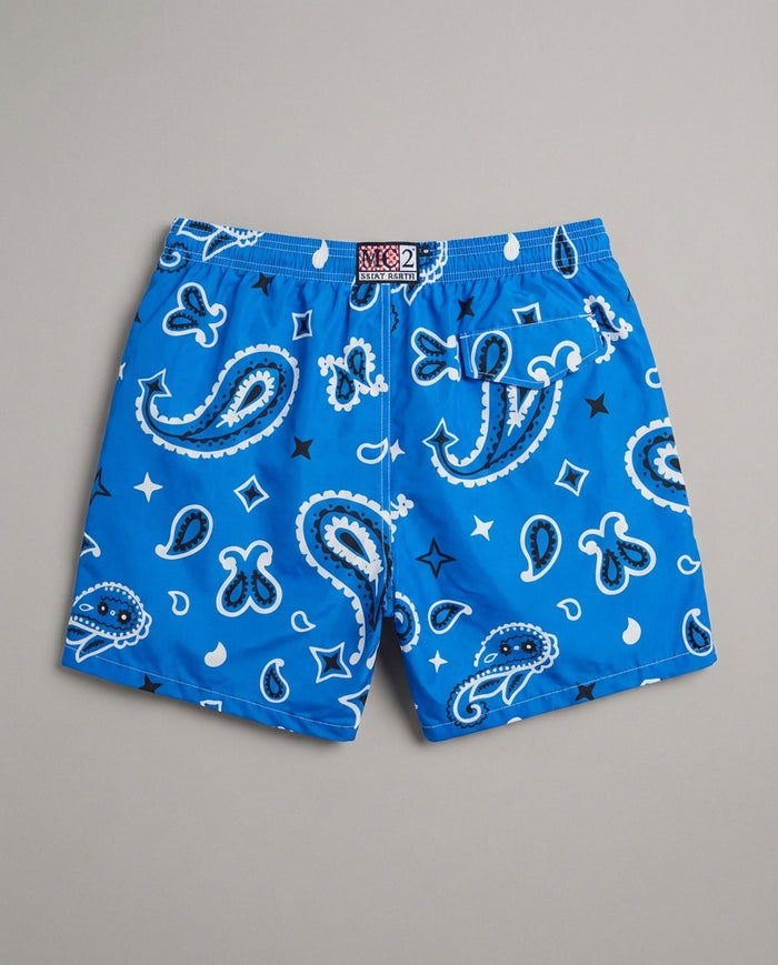Costume Blu Uomo Mc2 Saint Barth | Stampa Bandana Mc2 Saint Barth