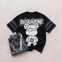 T Shirt Duca Homme Bambino Stampa Teddy Duca Homme