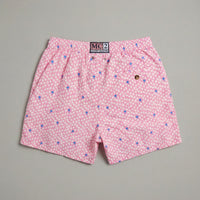 Costume Uomo Rosa con Stampa Palme | Mc2 Saint Barth Mc2 Saint Barth